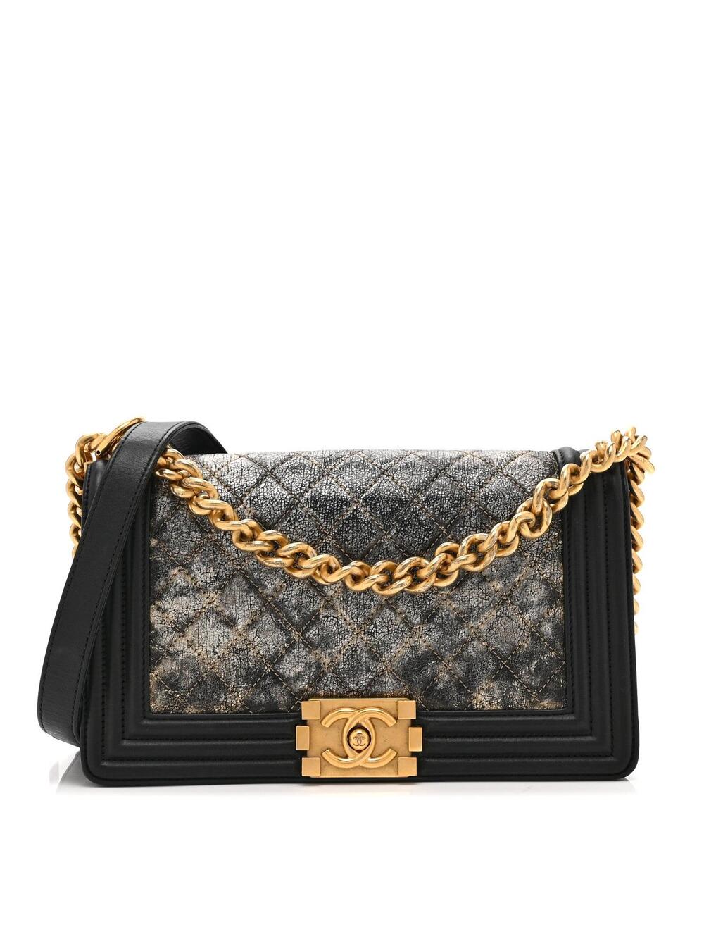 Chanel Metallic Crumpled Goatskin #334352C33B